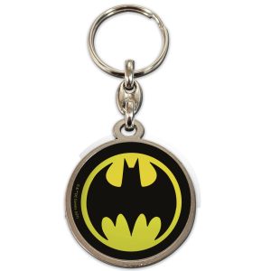 Llavero redondo metal sd toys logo batman universo dc