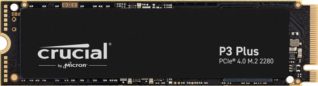 Disco duro interno solido ssd crucial p3 plus 500 gb m2 nvme gen4